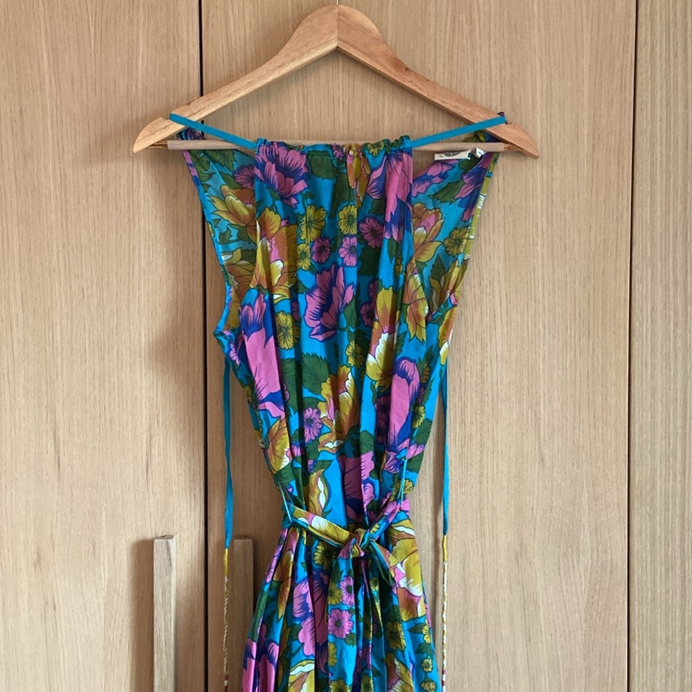 Vintage-style halter Anthro dress